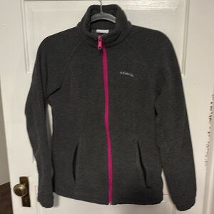 Gray and Pink Columbia Fleece